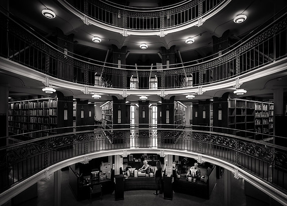 The Rotunda wing of the Finnish National Library, built 1902-1906, designed by architect and professor Gustaf Nyström.