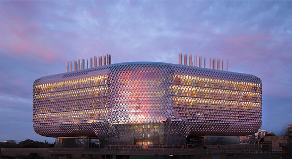 SAHMRI Building, North Terrace, Adelaide, South Australia, Woods Bagot, Hindmarsh, Aurecon