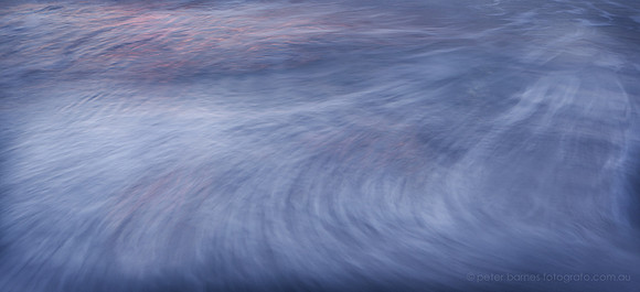 sunset and twilight beach scene, waves, sand, water